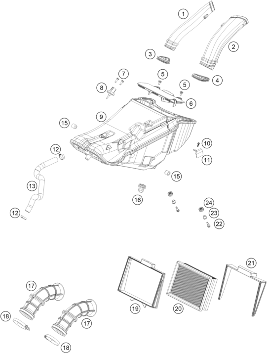 Výkres: 0610 VZDUCHOVÝ FILTR