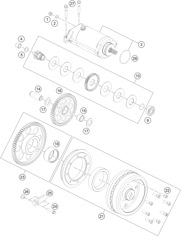 Výkres: 4010 ELEKTRICKÝ STARTÉR