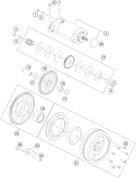 Výkres: 4010 ELEKTRICKÝ STARTÉR