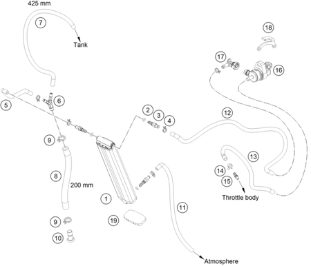 Výkres: 1510 NÁDOBA ZACHYCOVAČE PAR PALIVA