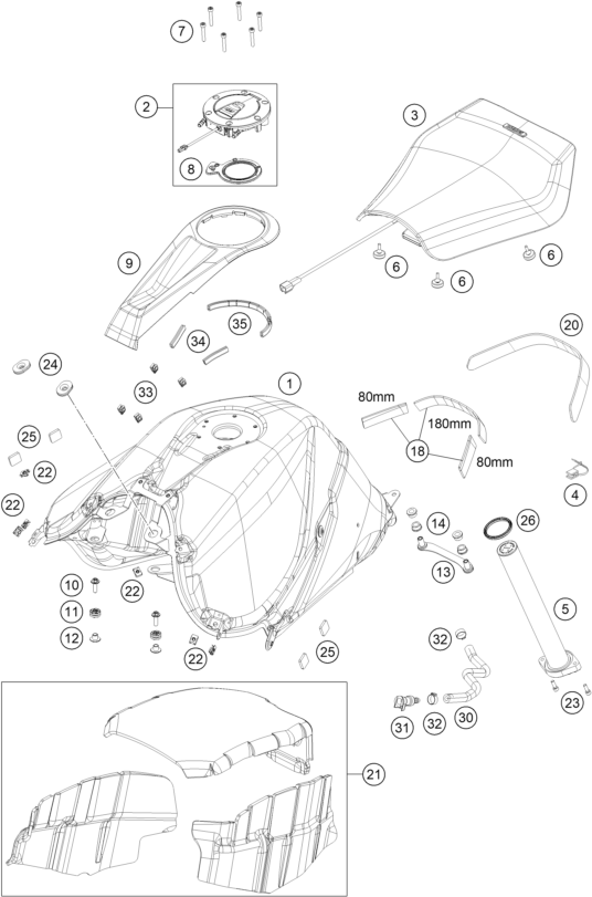 Výkres: 0710 NÁDRŽ, SEDLO