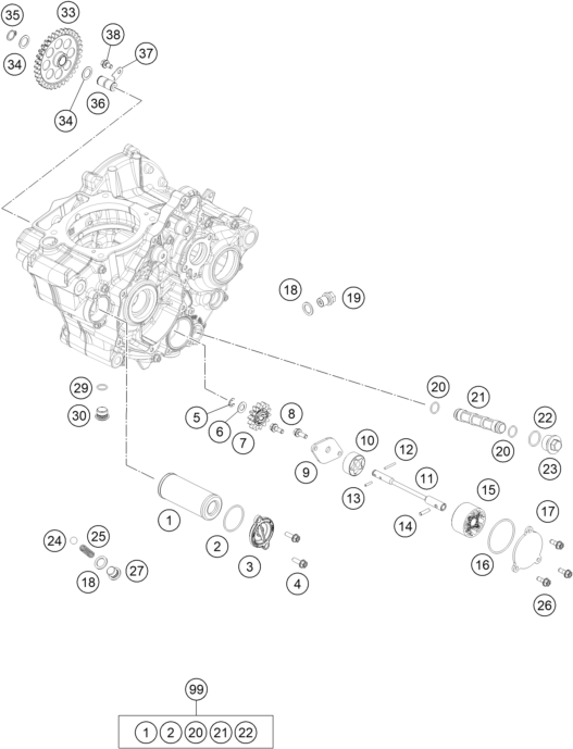 Výkres: 3810 MAZACÍ SOUSTAVA