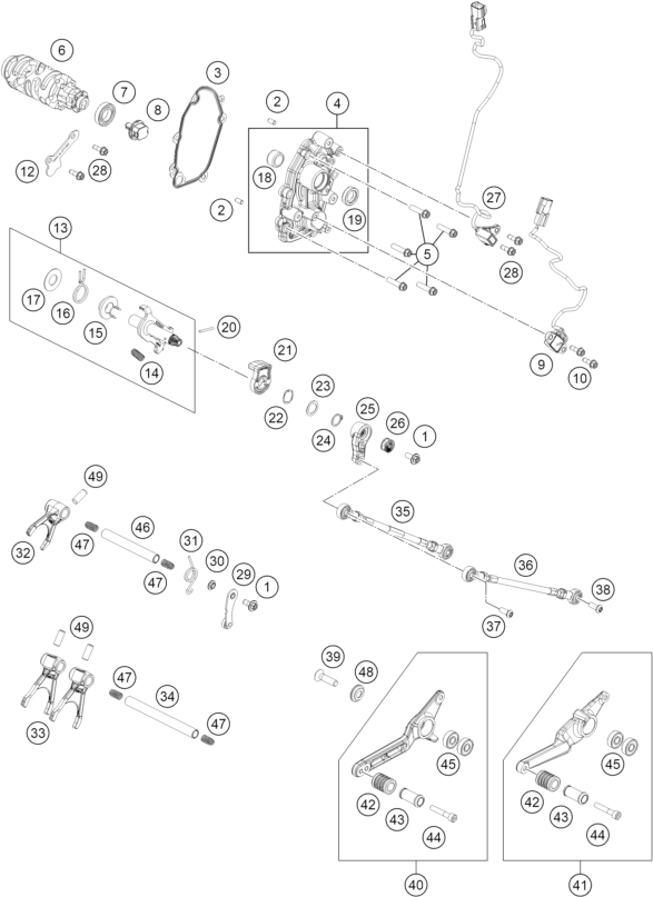 Výkres: 3410 MECHANISMUS ŘAZENÍ