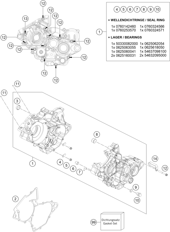 Výkres: 3010 SKŘÍŇ MOTORU