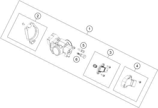 Výkres: 4110 ŠKRTICÍ KLAPKA (THROTTLE BODY)