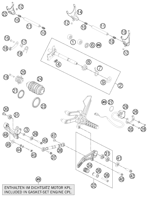 Výkres: 3410 MECHANISMUS ŘAZENÍ