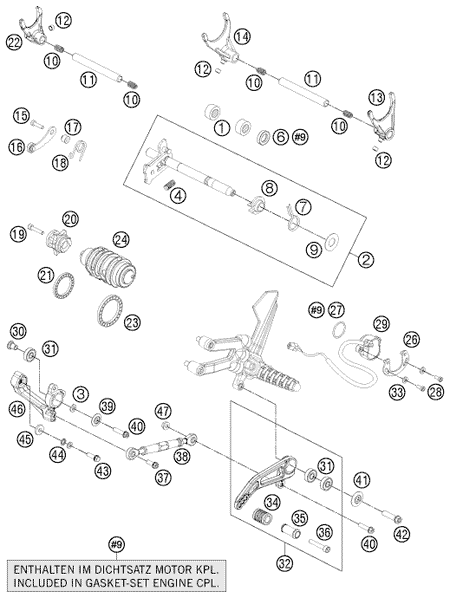 Výkres: 3410 MECHANISMUS ŘAZENÍ