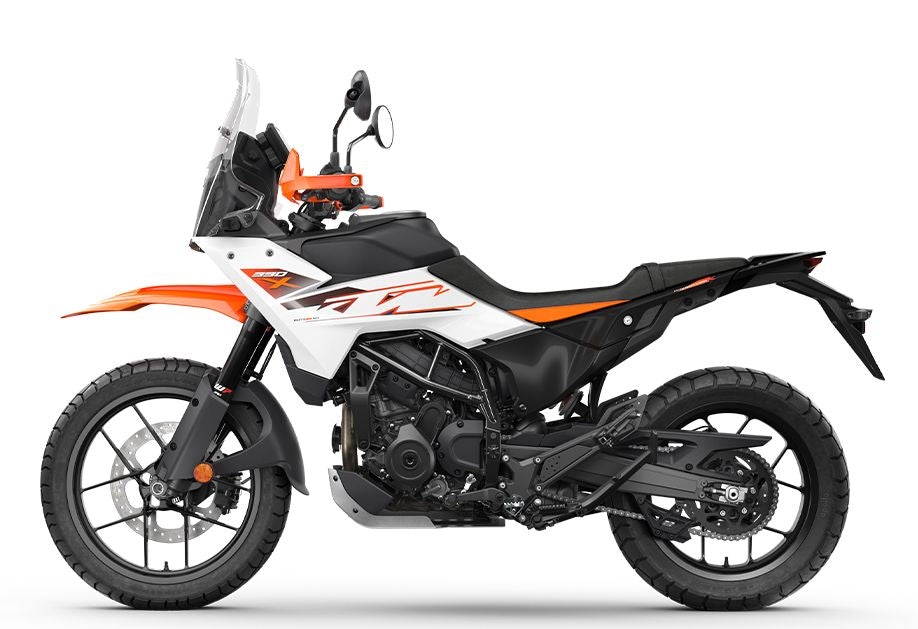 KTM 390 Adventure X 2026 - Bílá – pohled 3