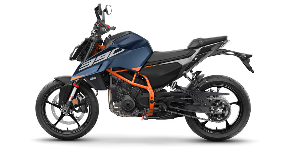 KTM 390 Duke 2026 - Modrá – pohled 2