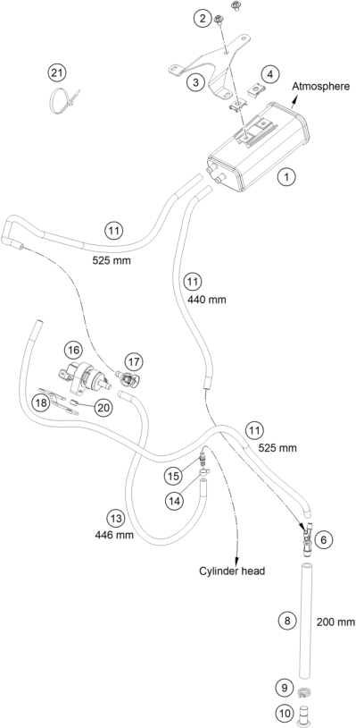Výkres: 1510 NÁDOBA ZACHYCOVAČE PAR PALIVA