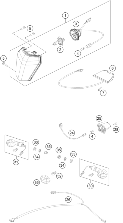 Výkres: 1410 LIGHTING SYSTEM