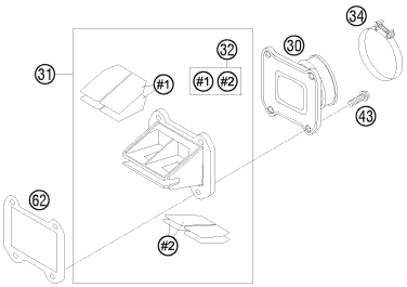 Výkres: 3070 SKŘÍŇ LAMELOVÉHO VENTILU