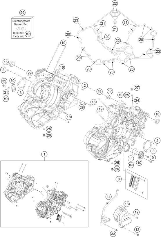 Výkres: 3010 ENGINE CASE