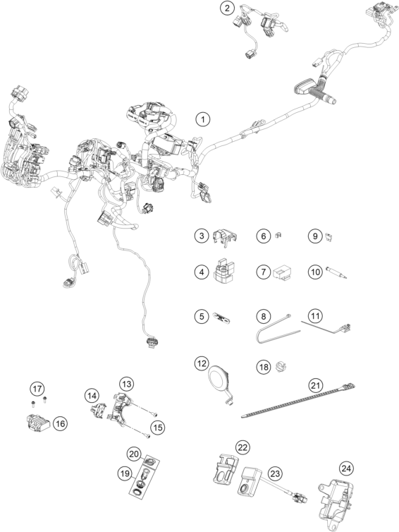 Výkres: 1110 KABELOVÝ SVAZEK