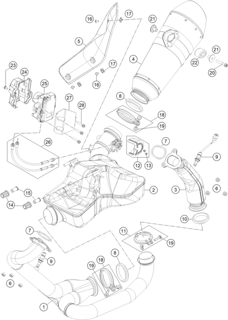 Výkres: 0510 EXHAUST SYSTEM