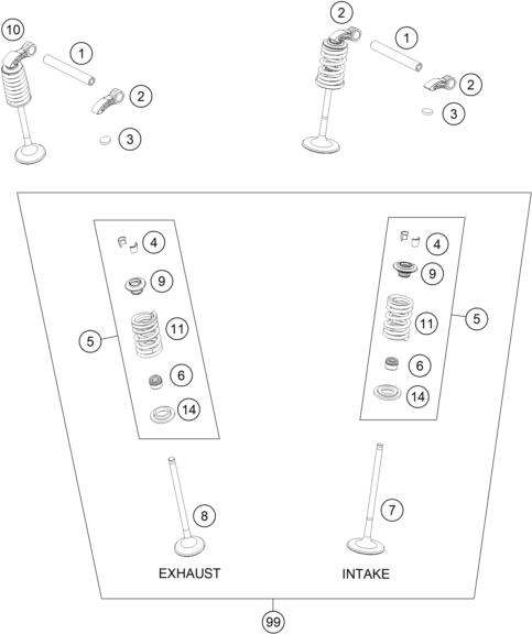 Výkres: 3610 VALVE DRIVE