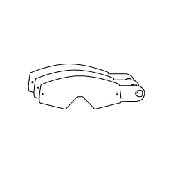 Racing Goggles Tear Off´s (12pcs) — KTM 3PW192840010