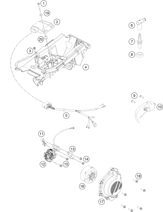 Výkres: 3910 IGNITION SYSTEM