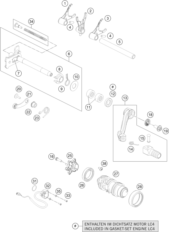 Výkres: 3410 MECHANISMUS ŘAZENÍ