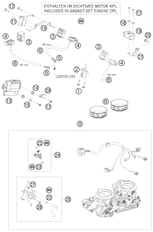 Výkres: 4110 ŠKRTICÍ KLAPKA (THROTTLE BODY)