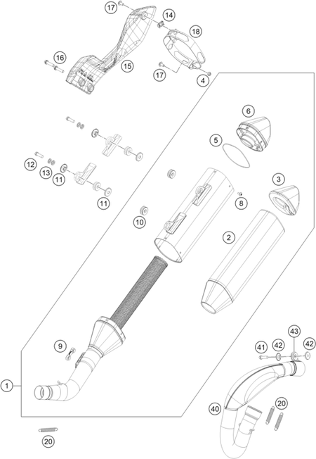 Výkres: 0510 EXHAUST SYSTEM
