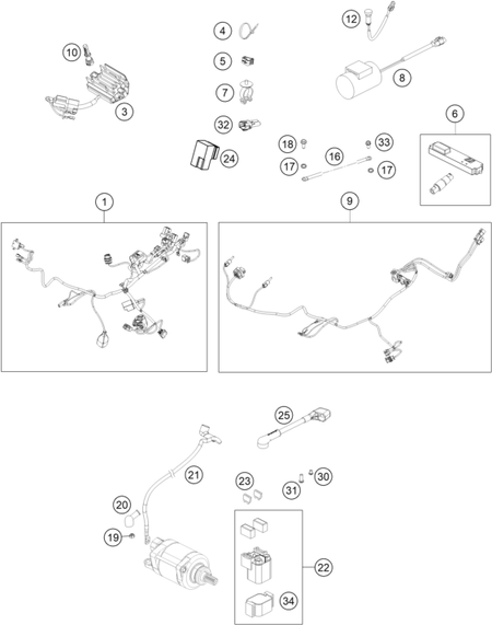 Výkres: 1110 WIRING HARNESS