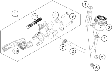 Výkres: 1310 FRONT BRAKE CONTROL