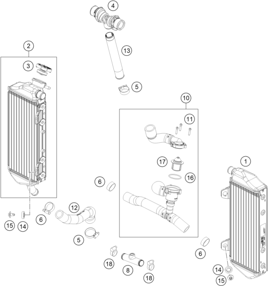 Výkres: 3530 COOLING SYSTEM