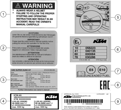 Výkres: 8010 TECHNIC INFORMATION STICKER