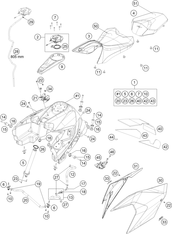Výkres: 0710 TANK, SEAT
