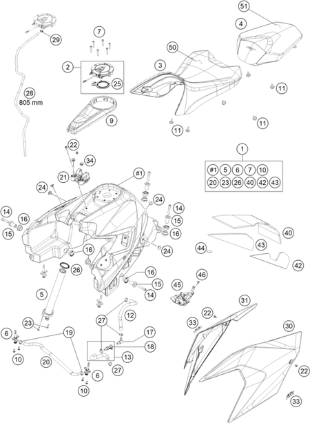 Výkres: 0710 TANK, SEAT