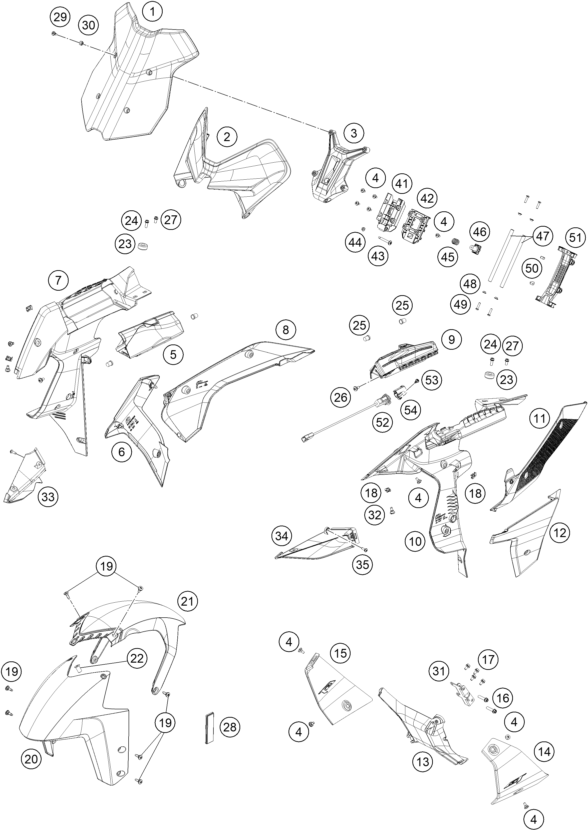 Výkres: 0810 MASK, FENDERS