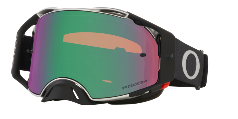 Brýle Oakley Airbrake MX Tuff Blocks black-gunmetal - plexi Prizm MX Jade