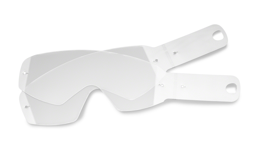 Strhávací slídy plexi laminované pro brýle Oakley O-Frame 2.0 Pro MX, 14 ks