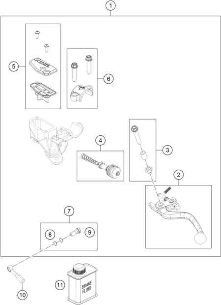 Výkres: 1330 REAR BRAKE CONTROL