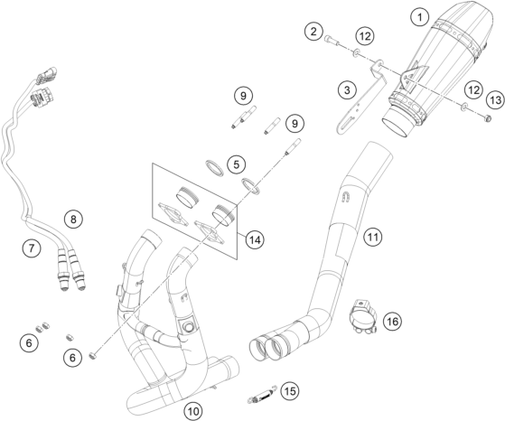 Výkres: 0510 EXHAUST SYSTEM