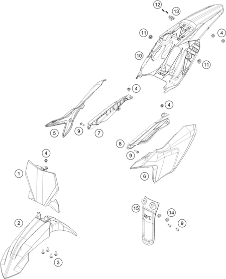 Výkres: 0810 MASK, FENDERS