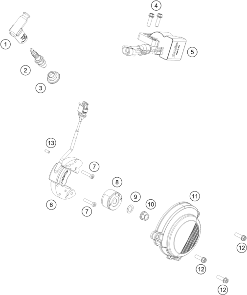 Výkres: 3910 IGNITION SYSTEM