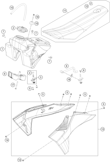 Výkres: 0710 TANK, SEAT