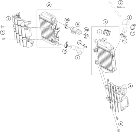 Výkres: 3530 COOLING SYSTEM