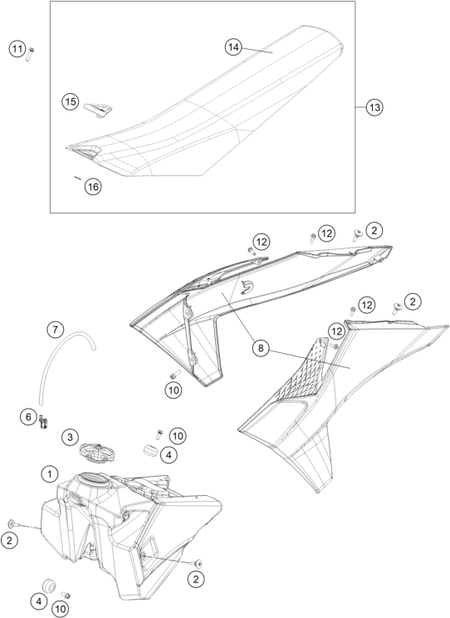 Výkres: 0710 TANK, SEAT