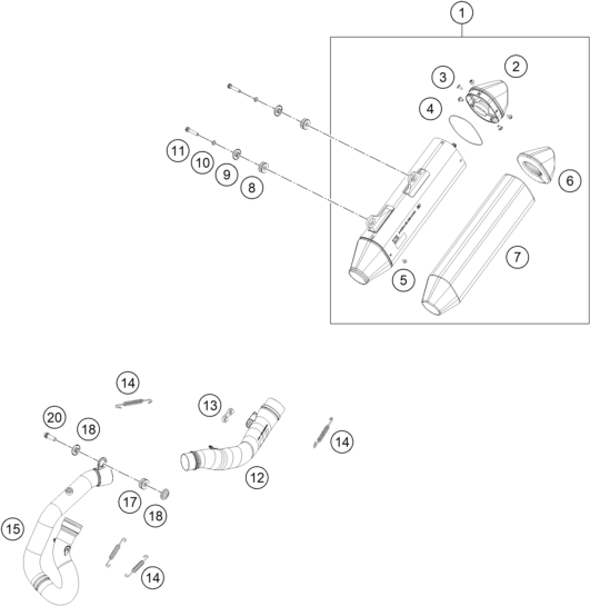 Výkres: 0510 EXHAUST SYSTEM