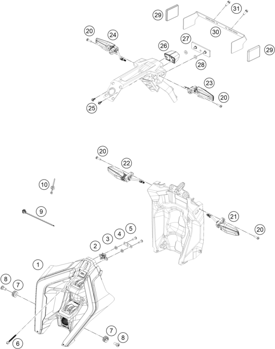 Výkres: 1410 LIGHTING SYSTEM