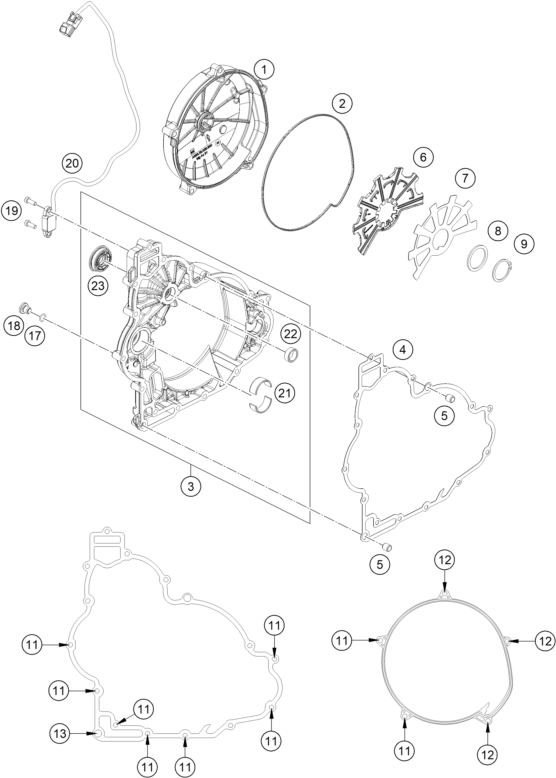 Výkres: 3020 CLUTCH COVER