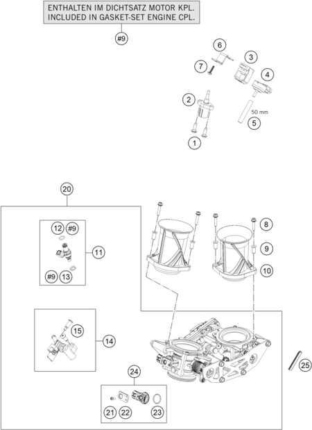 Výkres: 4110 ŠKRTICÍ KLAPKA (THROTTLE BODY)