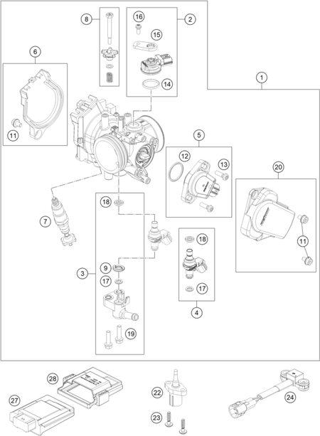 Výkres: 4110 THROTTLE BODY