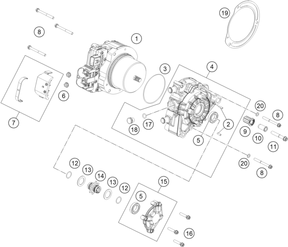 Výkres: 3010 ENGINE CASE
