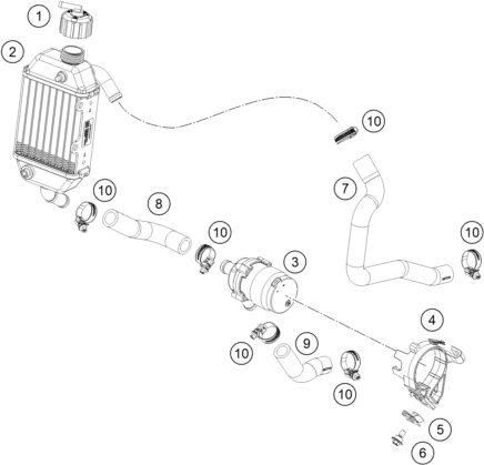 Výkres: 3530 COOLING SYSTEM