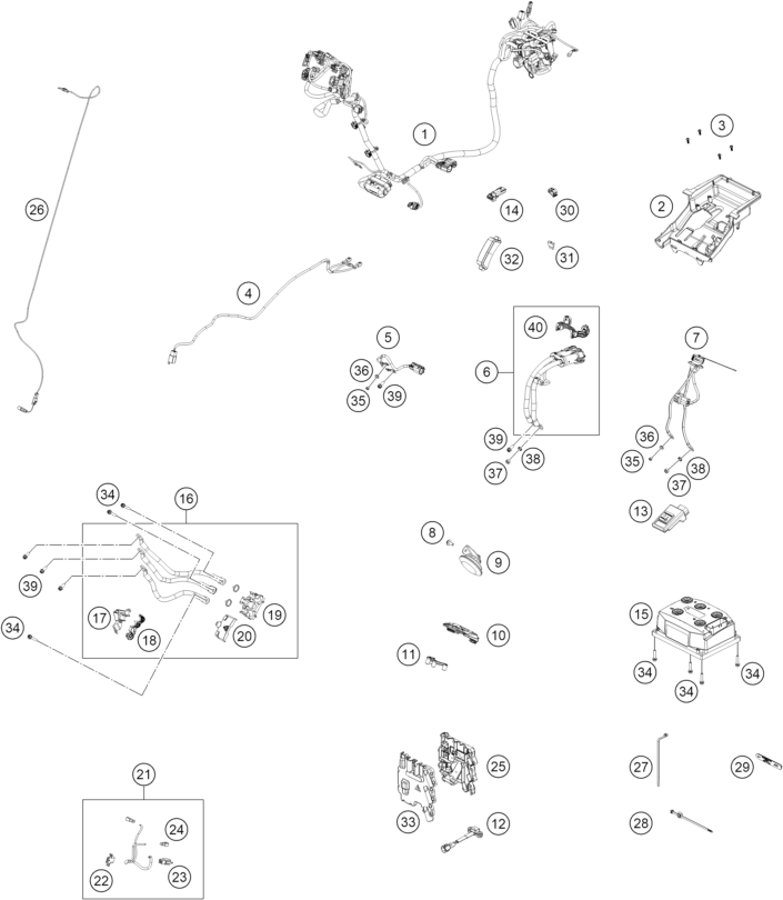 Výkres: 1110 WIRING HARNESS