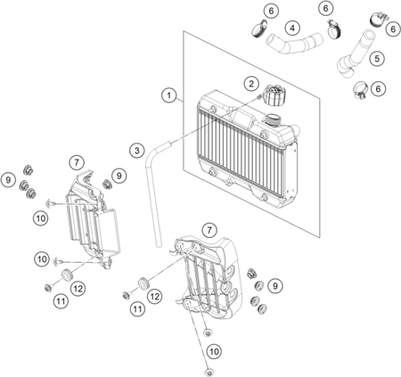 Výkres: 3530 COOLING SYSTEM